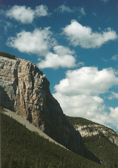 Cliffs above the South Fork Teton River