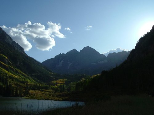 Maroon Bells at Sunset