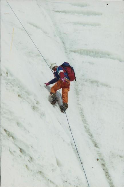 Me, on the icewall of Ulugh...